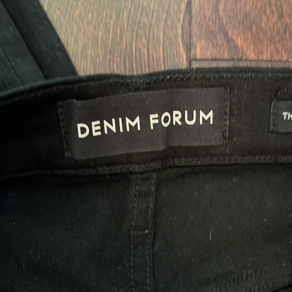 ARITZIA DENIM FORUM Black Skinny Jeans. Size 24. Lola High Rise Skinny Crop. - Picture 4 of 4